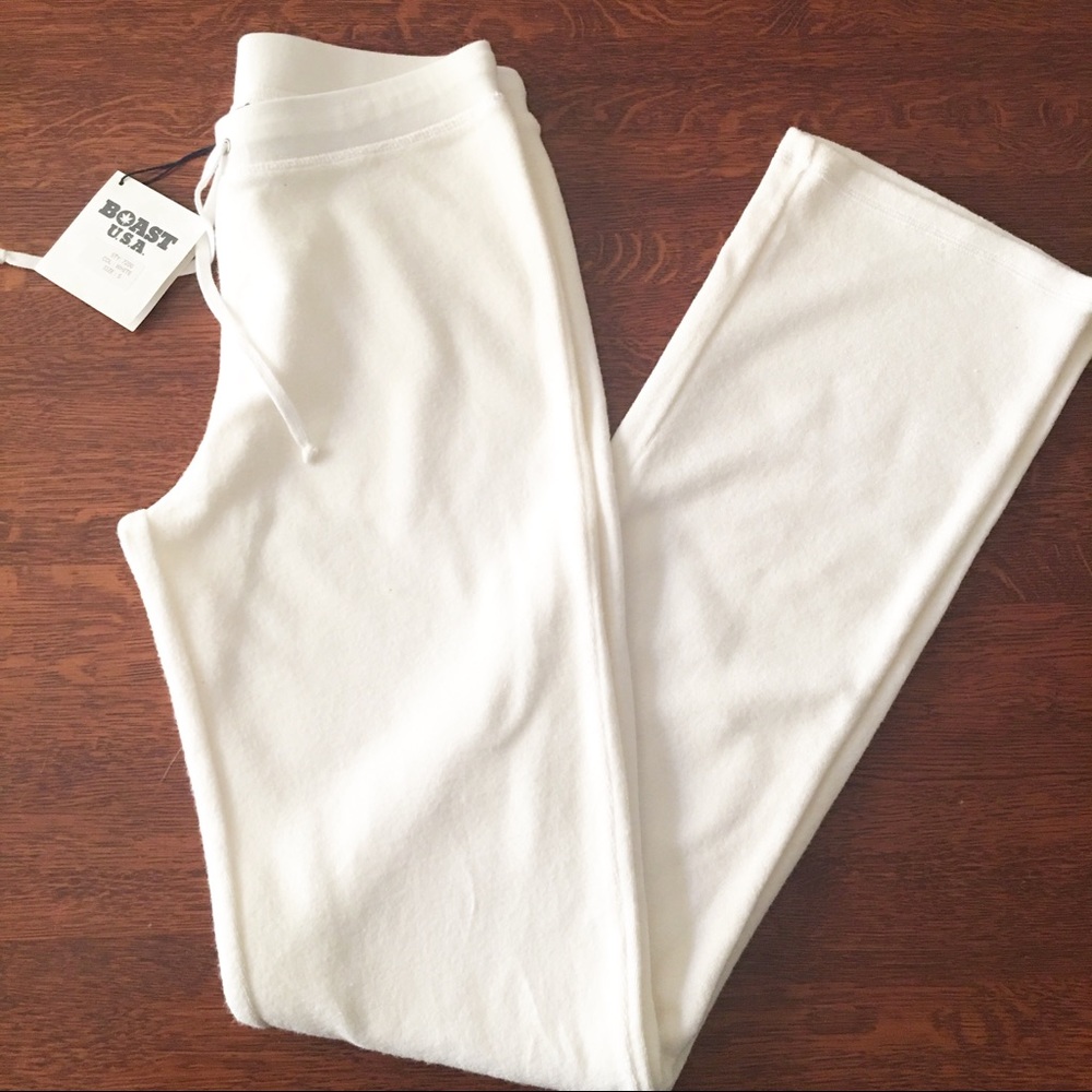 Boast USA Sweatpants White Size Small